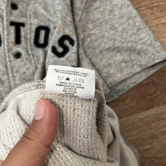 Frank and Oak x NBA Toronto Raptors Salt and Pepper Baseball Jersey (XL) - Picture 5 of 7